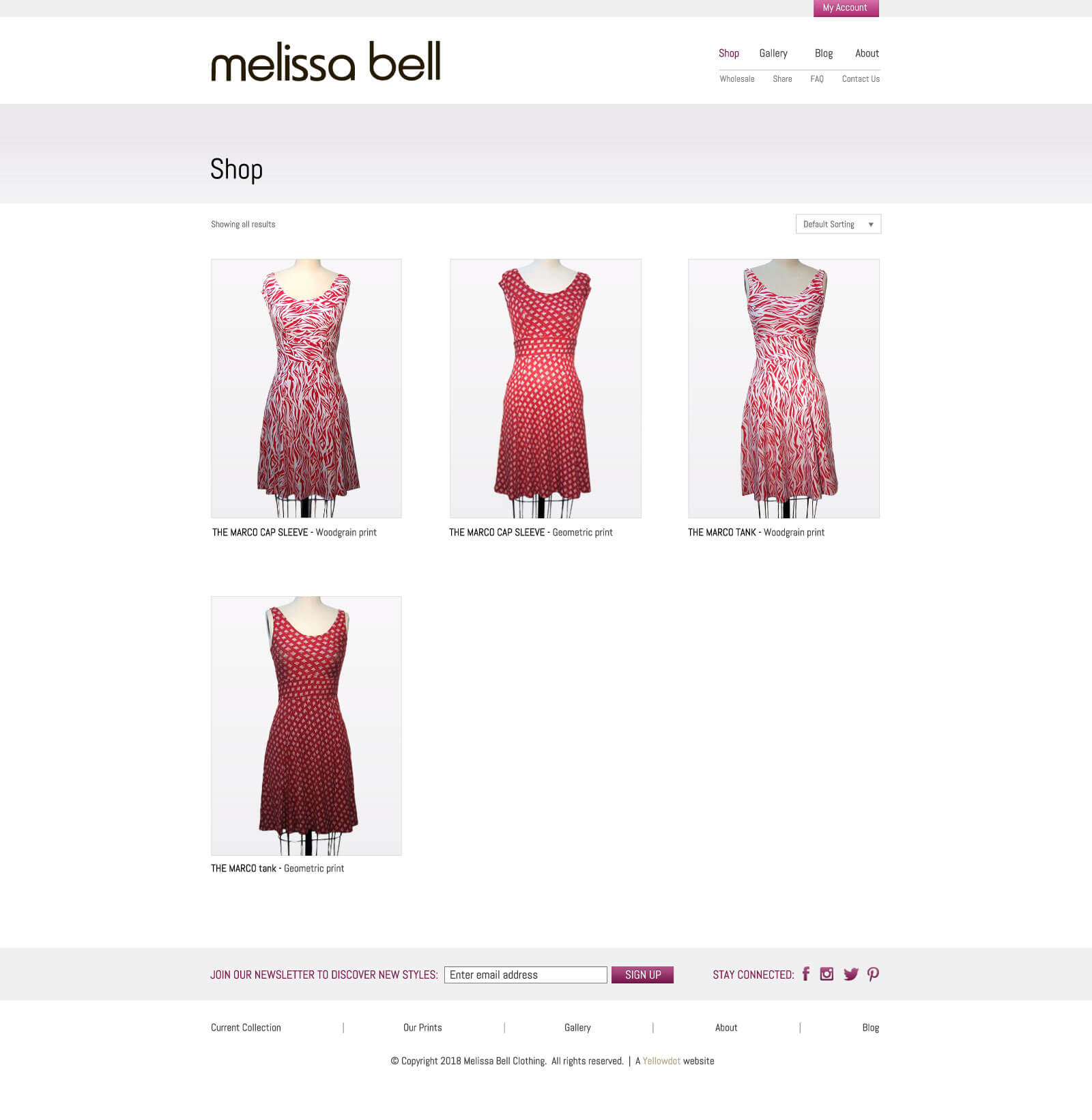 Melissa Bell Clothing | Yellowdot